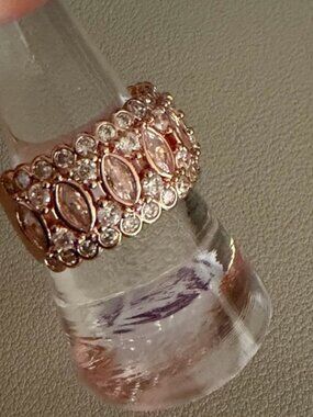 ✨ Bomb Party OG Collection Quiet Brilliance Repeating Ring | Rose Gold